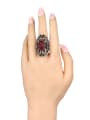 thumb Retro style Bohemia Resin stones Crystals Alloy Ring 1