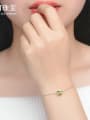 thumb Square Natural Stones Simple Style Bracelet with Platinum Plated 1