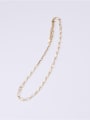 thumb Titanium With Gold Plated Simplistic Chain Necklaces 3