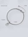 thumb 925 Sterling Silver With Platinum Plated Simplistic Mouse Pendant Beaded  Bracelets 1