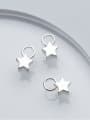 thumb 925 Sterling Silver With Silver Plated Simplistic Star Charms 1