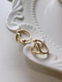 thumb 925 Sterling Silver With Gold Plated Simplistic Heart Earless Ear Clip 0