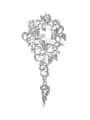 thumb Alloy With Platinum Plated Exaggerated Flower Brooches 0