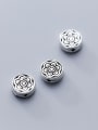 thumb 925 Sterling Silver With Antique Silver Plated Vintage Flower Beads 0