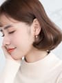 thumb 925 Sterling Silver With 18k Rose Gold Plated Cute Bowknot Stud Earrings 3