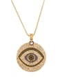thumb Copper With Cubic Zirconia Fashion Evil Eye Necklaces 1