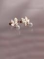 thumb Titanium With Rose Gold Plated Cute horse Stud Earrings 0