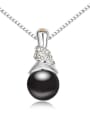 thumb Chanz using austrian elements in Austria pearl necklace Venus love clavicle Pendant Chain 1