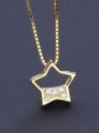 thumb Gold Plated Star Necklace 2
