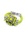 thumb Artificial Stones Colorful Woven Bracelet 1