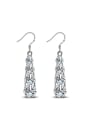 thumb AAA Zircons Exquisite Fashion Water Drop Earrings 0