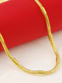 thumb Simply Style 24K Gold Plated Geometric Shaped Necklace 1