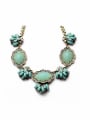thumb Luxury Flowers Alloy Necklace 1