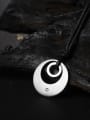 thumb Artificial Leather Round Shaped Titanium Necklace 2