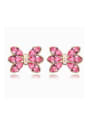 thumb Fashion Marquise austrian Crystals Bowknot Alloy Stud Earrings 3