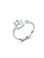 thumb Lovely Cat Simple S925 Silver Opening Ring 0