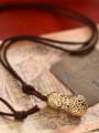 thumb Women Vintage Groundnut Shaped Necklace 1