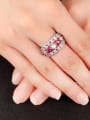 thumb Noble Party Accessories White Gold Plated Ring 1