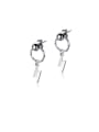 thumb 316L Surgical Steel With Platinum Plated Personality Irregular Stud Earrings 0