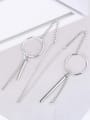 thumb Fashion Geometrical Silver Line Earrings 0