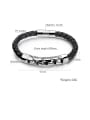 thumb Stainless Steel With Platinum Plated Simplistic Round Bracelets 4