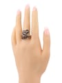 thumb Retro style Ethnic Resin stone Crystals Alloy Ring 1