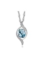 thumb Simple Blue austrian Crystal Necklace 0
