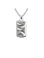 thumb Stainless Steel With Platinum Plated Simplistic Geometric Necklaces 0