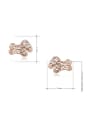 thumb Cute Rose Gold Plated Horse Shaped Austria Crystal Two Pieces Jewelry Set 2