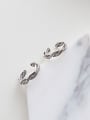 thumb 925 Sterling Silver With Antique Silver Plated Vintage Irregular Rings 3