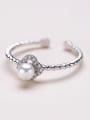 thumb All-match 925 Silver Pearl Ring 2