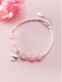 thumb 925 Sterling Silver With Platinum Plated Fashion Cat Bracelets 2