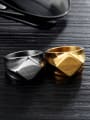 thumb Stainless Steel With Smooth Personality Geometric Men Rings 4