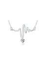thumb Smooth Wave Shaped Simple Style Necklace 0