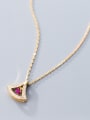 thumb 925 Sterling Silver With 18k Gold Plated Delicate Geometric Necklaces 1