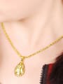 thumb Luxury 24K Gold Plated Chinese Element Copper Necklace 1