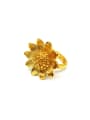 thumb Women Delicate Sunflower Shaped Ring 0