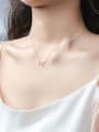 thumb Sterling Silver Bowknot sweet and lovely necklace chain 1