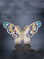 thumb Colorful Zircon Butterfly Brooch 0
