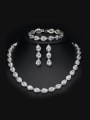 thumb Noble Wedding Two Pieces Jewelry Set 2