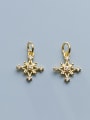 thumb 925 Sterling Silver With Cubic Zirconia  Fashion Cross Charms 4