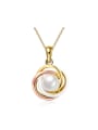 thumb All-match Geometric Shaped Artificial Pearl Necklace 0