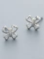 thumb Simply 925 Silver Bowknot Shaped cuff earring 0