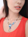 thumb Multi-color Crystals Necklace 1