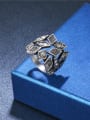 thumb Silver Plated Multi Square Shaped Ring 1