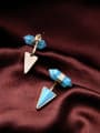 thumb Lovely Artificial Blue stud Earring 1