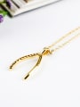 thumb Temperament Y Shaped 16K Gold Plated Necklace 1