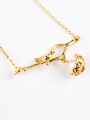 thumb Elegant Bird Shaped Artificial Pearl Necklace 1