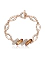 thumb Fashion Rose Gold Crystal Bracelet 0