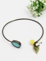 thumb Exquisite Open Design Water Drop Shaped Bangle 2